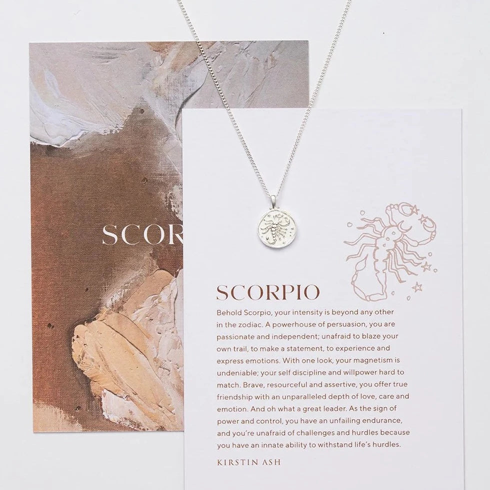 Scorpio on sale zodiac necklace