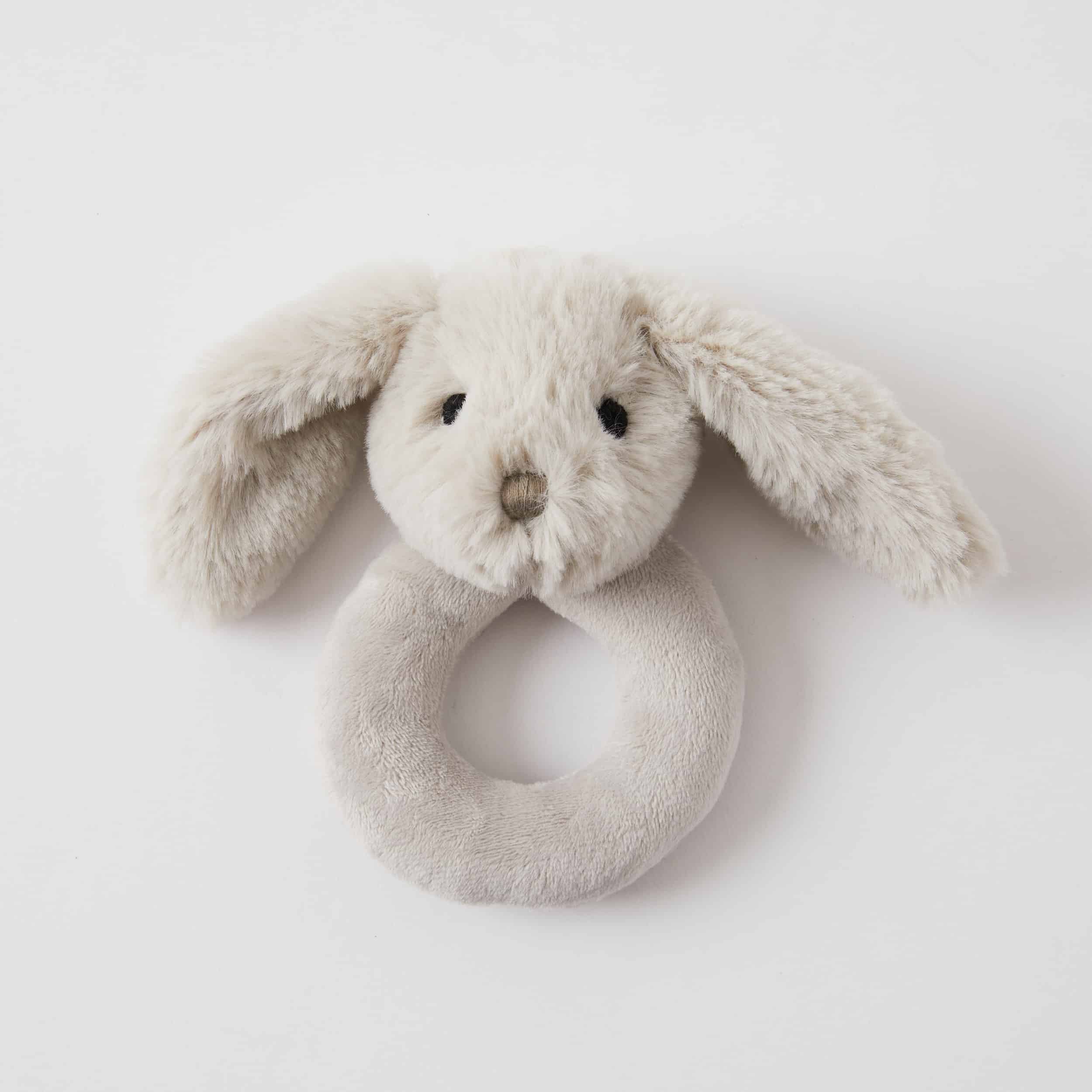 Jellycat bashful bunny top rattle