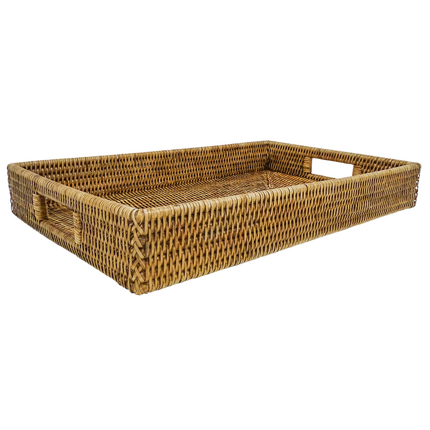 Bombala Rectangle Tray | Tobacco