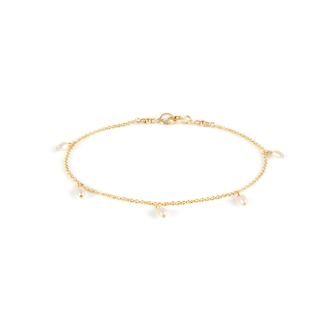 Prim Freshwater Pearl Bracelet | Gold