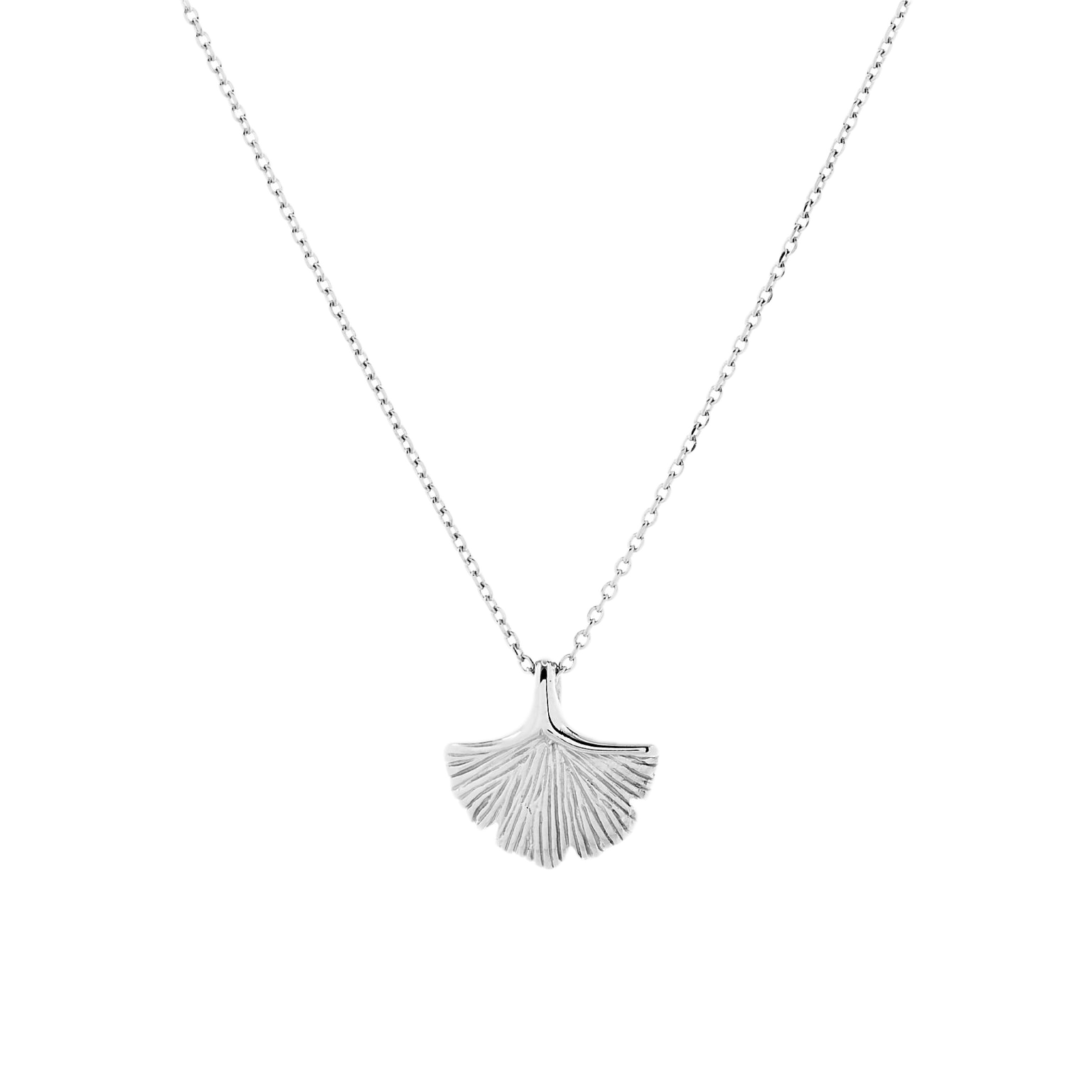 Ginkgo Necklace | Silver