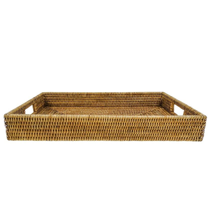 Bombala Rectangle Tray | Tobacco